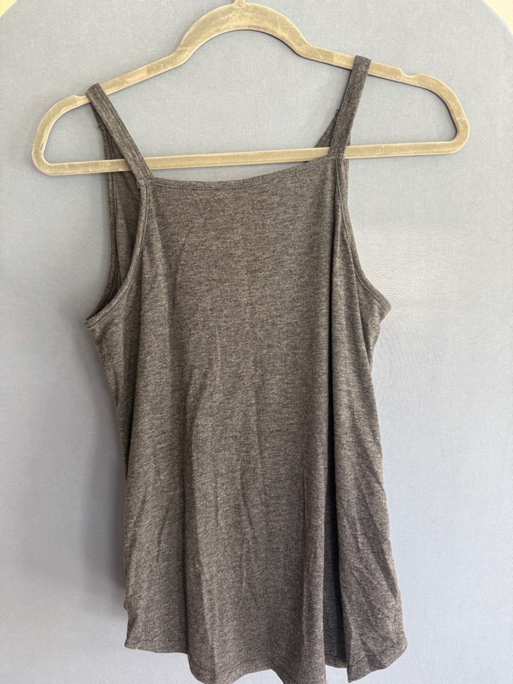 Women's Charcoal Twist-Front Tank Top - Picture 2 of 2